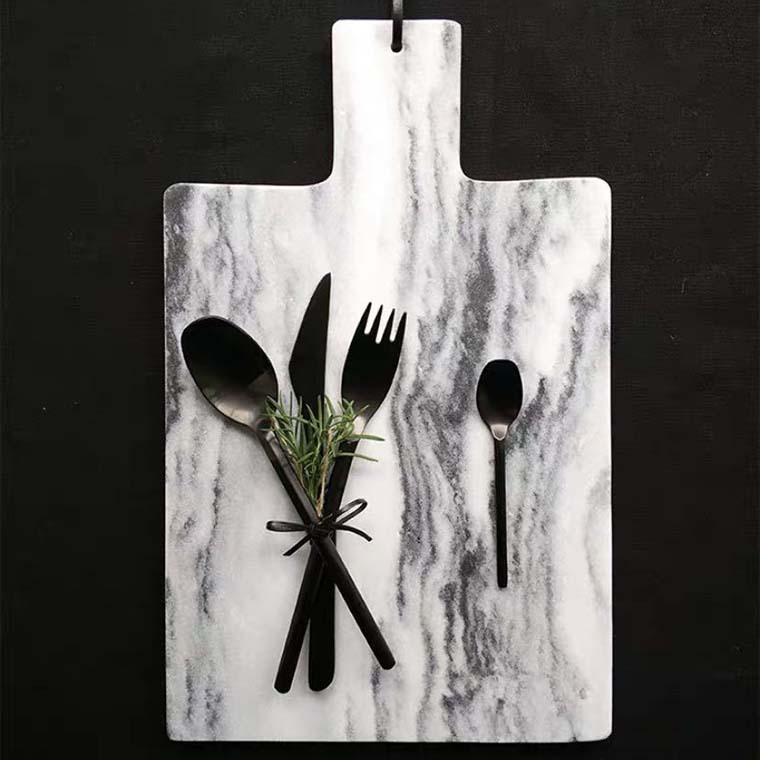 Cuadrado de mármol de la placa de la manija de los 30cm * 14,5 cm