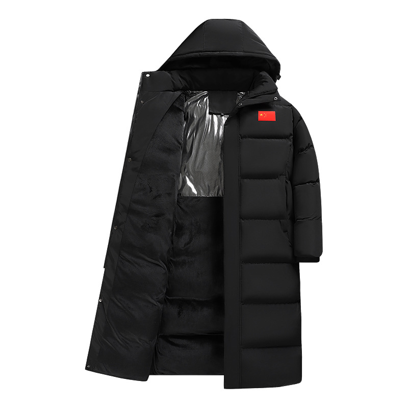 国家队长款棉大衣加绒加厚聚热滑雪服沈体院大衣儿童羽绒棉服棉衣