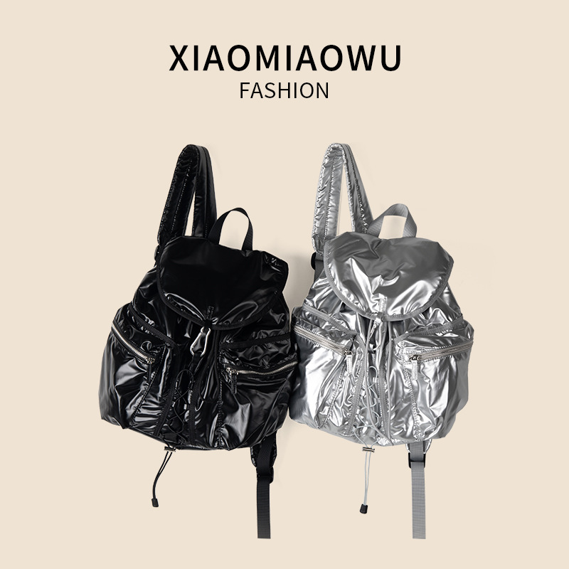 Zaino da viaggio di grande capacità, per sport all'aria aperta e tempo libero, con fibbia, coulisse, per studenti universitari, da donna_voghion.com