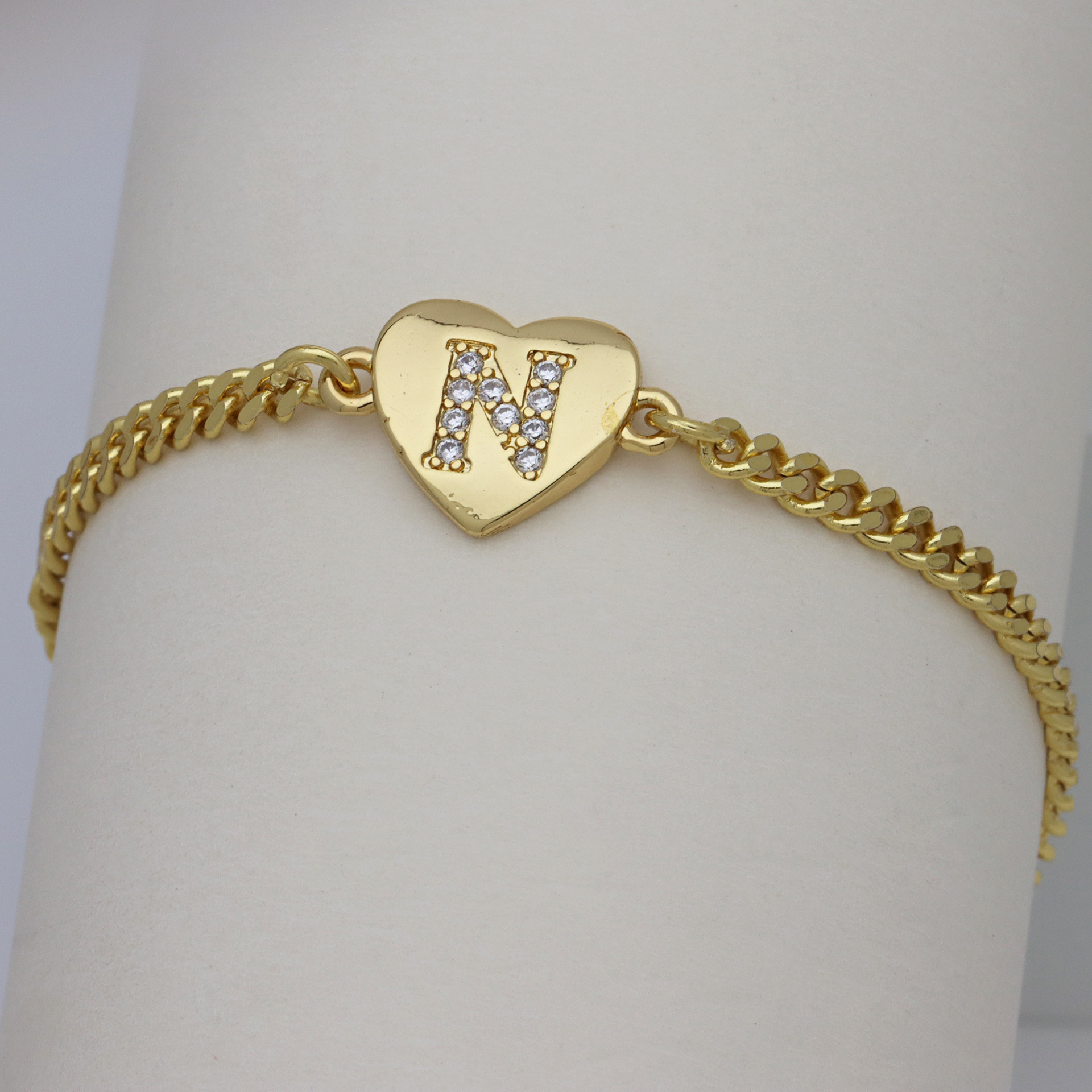 8g Weight Copper Pendant Material Zircon Inlay Material Bracelets Classification Copper Chain Material Cuban Link Chain Curb Chain Chain Type 1 Piece Quantity Holiday, Banquet, Selfie Occasion Copper Material Letter, Heart Shape Pattern All Seasons Season Women's Gender Inlay Design Casual, Elegant, Lady Style Wholesale Jewelry Casual Elegant Lady Letter Heart Shape Copper Zircon Inlay Bracelets Cuban Link Chain Curb Chain 19