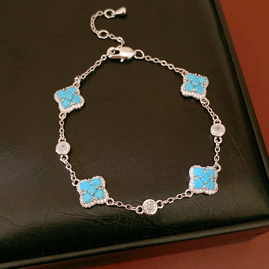 Brazalete - Plata - Azul