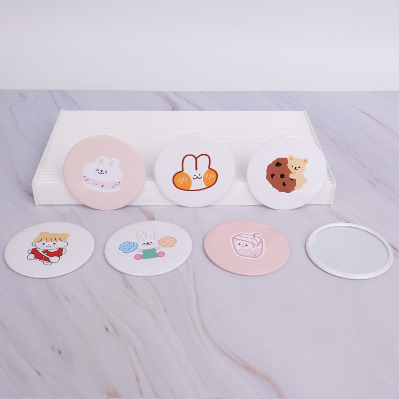 Cute handheld small mirror for students