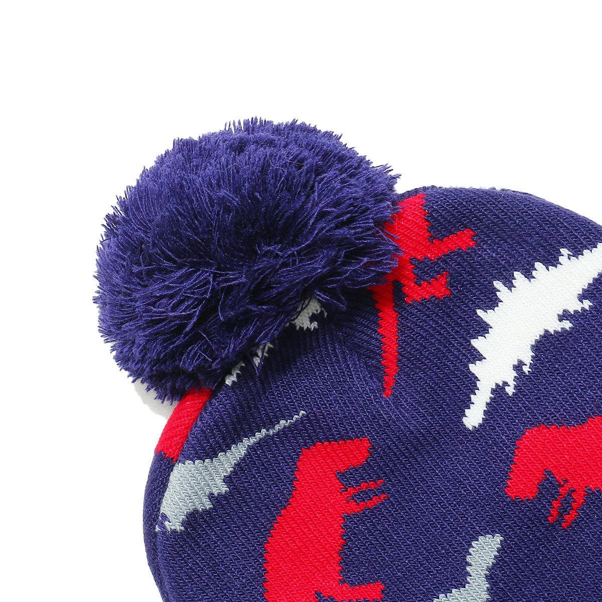 105g Weight Hat Classification Polyacrylonitrile Fiber Fabric Type Wool Cap Hats Type 1 Piece Quantity Outdoor, Daily Occasion Dinosaur Pattern Autumn&Winter Season Children Unisex Gender Pom Poms, Jacquard Design Cartoon Style, Cute Style Children Unisex Cartoon Style Cute Dinosaur Pom Poms Jacquard Wool Cap 15