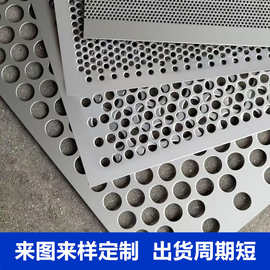 冲孔板304不锈钢冲孔网 镀锌冲孔板 加厚冲孔板重型圆孔筛网