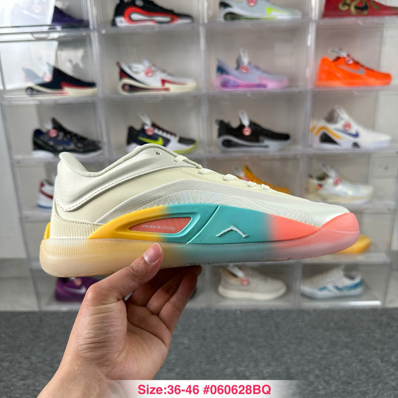 Putian Shoes Cross-Border Zion 4 Fat Tiger Zion 4Th Generation Comfortable Cushioning Non-Slip Wear-Resistant Practical Men's and Women's Basketball Shoes