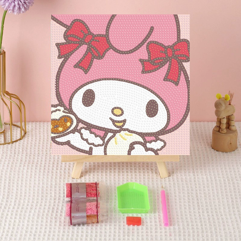 Алмазная вышивка (canvas) Genshin Impact DIY, 20×20 / 30×30, деревянная внутренняя рама и набор инструментов