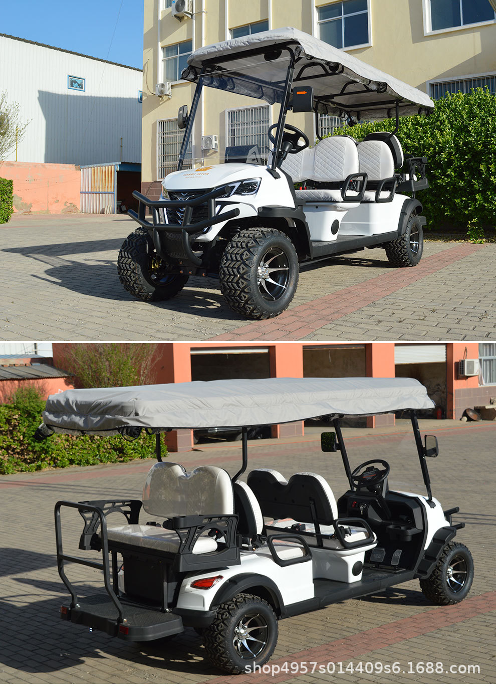 Golf Cart 48V200Ah Lithium Battery Hotel Shuttle Car Park Shuttle Bus Ce Certified Sightseeing Car