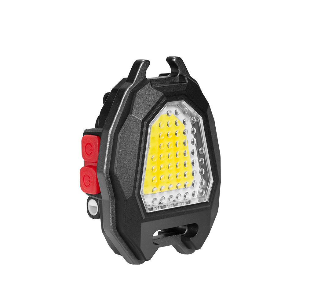 Multifuncional mini COB llavero luz emergencia ventana rota mantenimiento luz de trabajo portátil encendedor de cigarrillos LED mochila Luz