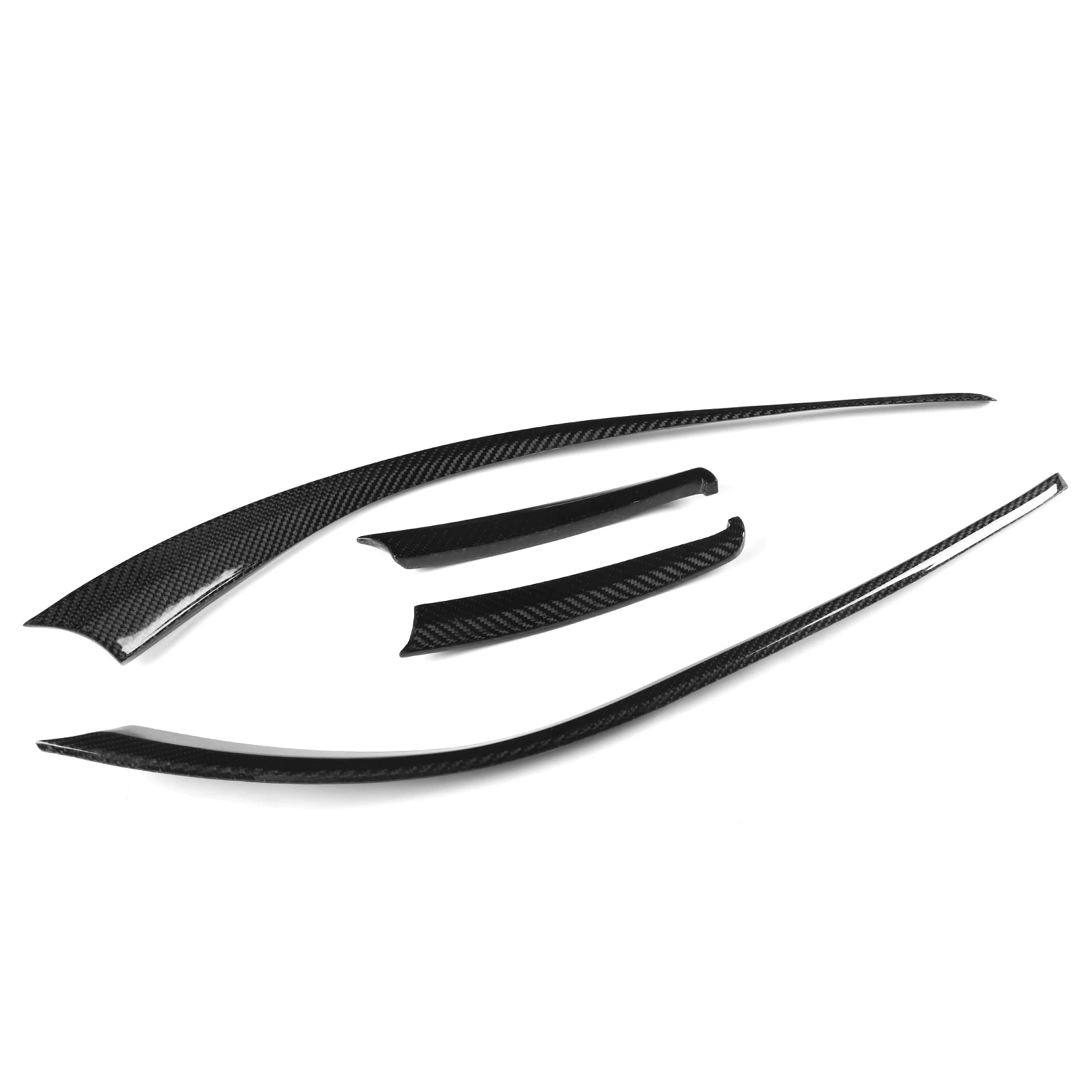 Подходит для новых моделей Ford Fox RS 15-18 передняя углеродистая стальная планка, нож для ветрового стекла, внешняя отделка автомобиля, аксессуары
