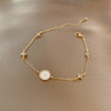 Fashionable trend universal beaded bracelet from pearl, light luxury style, internet celebrity, simple and elegant design