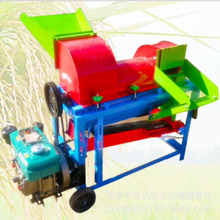 水稻小麦黄豆脱粒机 家用小型两相电油菜籽脱粒机 稻谷打场去壳机