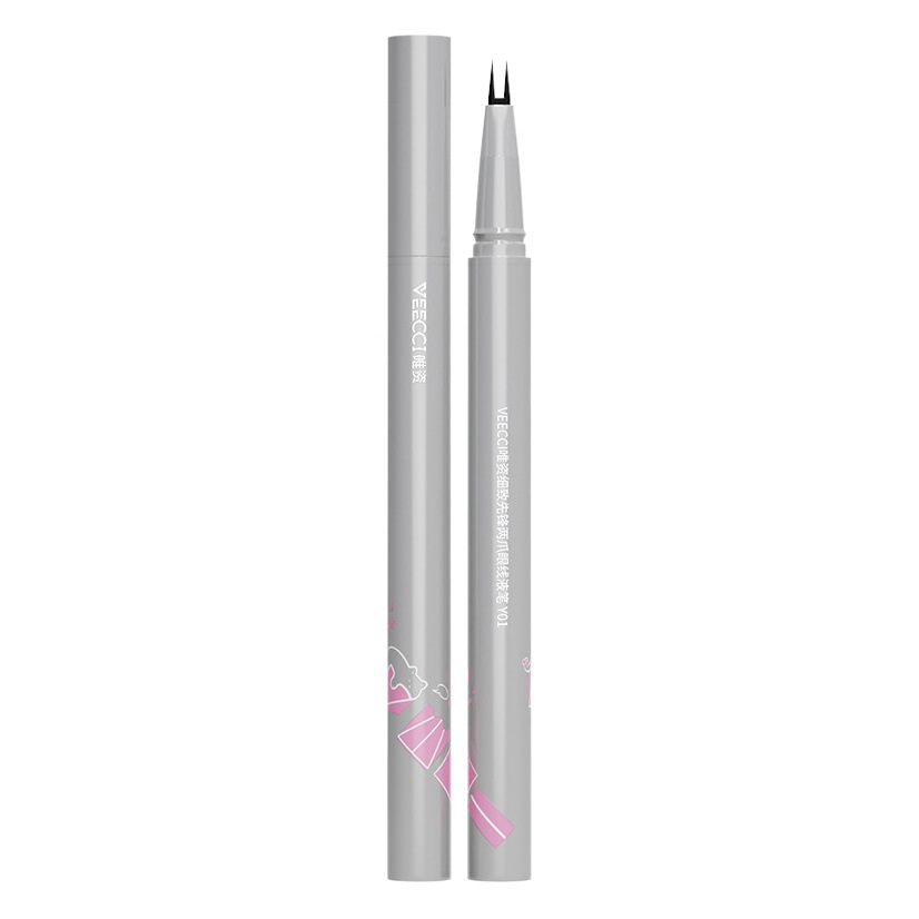 VEECCI only information eyeliner extremely fine lying silkworm down to glue pen two claws under eyelash pen only posture liquid bifurcation two claws