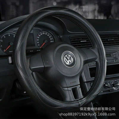 Handlebar Cover for All Seasons, Steering wheel cover - all-black-circle-38cm