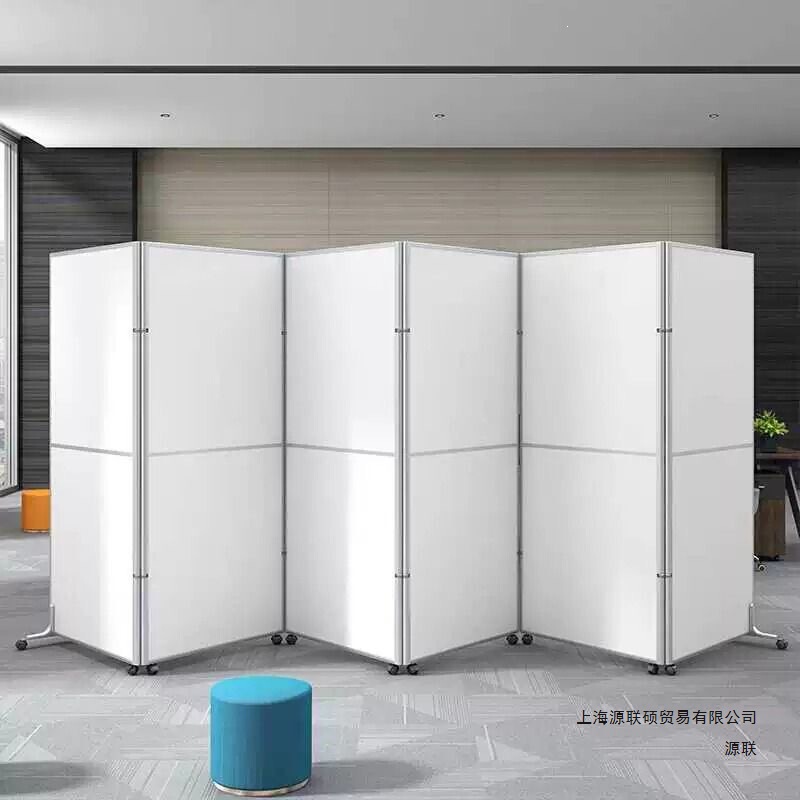 Foldable Mobile Office Screens, Partition Walls for Factory Workshops, Movable Warehouse Wall Panels, Simple Sliding Partitions