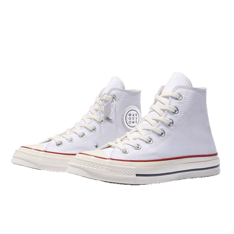 Putian Meiqi Converse классические высокие и низкие канвасовые туфли для мужчин и женщин, классическая весна, новые плоские женские туфли, универсальная доска