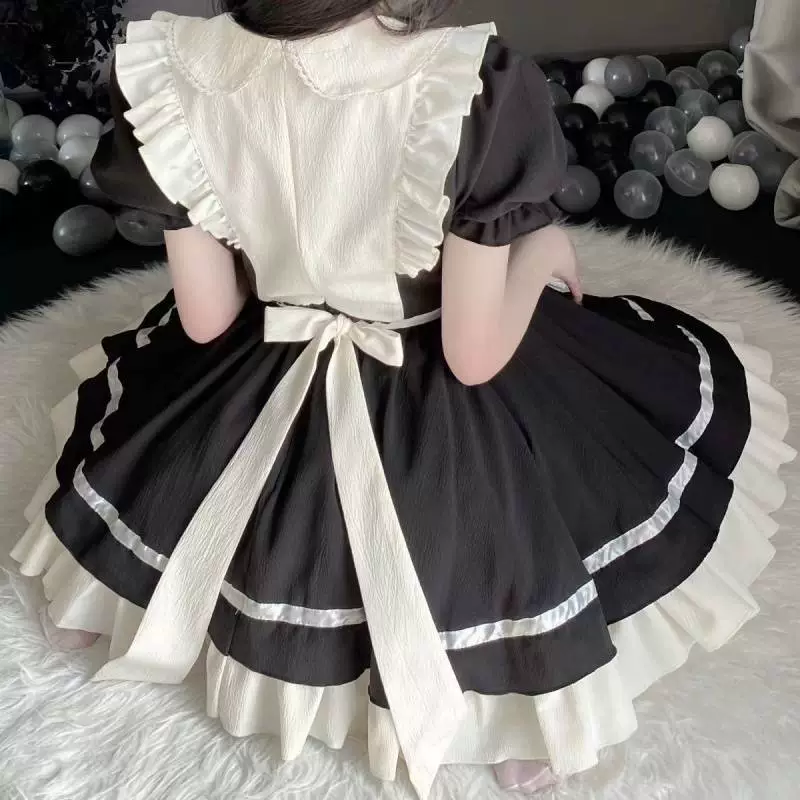 Платье с японским фартуком, Lolita OP, в стиле лолита, косплей