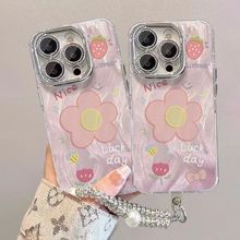 nice花朵适用VIVOS19/18手机壳Y200创意RENO12PRO/a93全包防摔