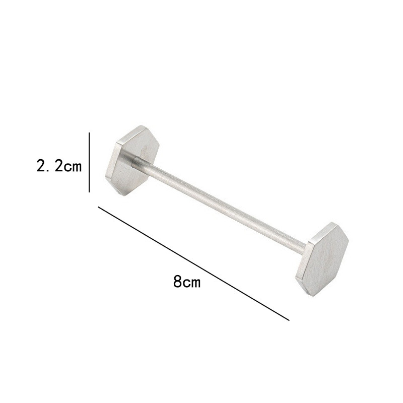 304 Stainless Steel Chopstick Holder Hexagonal Chopstick Pillow Holder Tableware Shelf For Knife,Fork And Spoon Display For Catering And Hotel Table Setting