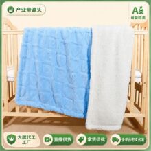 塔芙蓉跨境双面绒素色空调毯沙发盖毯四季毯纯色午睡小毯子宿舍