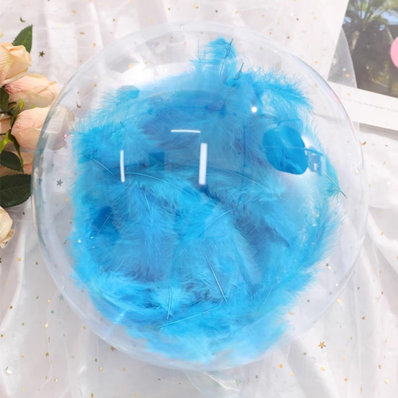 Red rojo iluminante pluma bobobo bola estand día de San Valentín mano con lámpara de globo material paquete de cumpleaños props