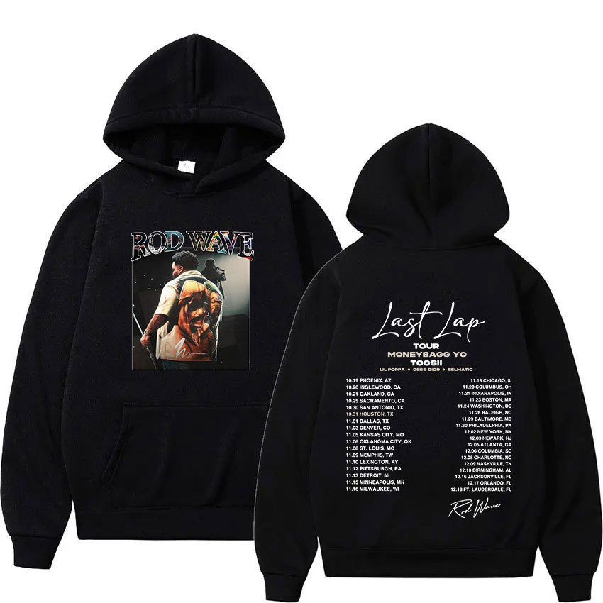 Rod Wave Last Lap Tour 2024 Album Hoodie Men Women Vintage F