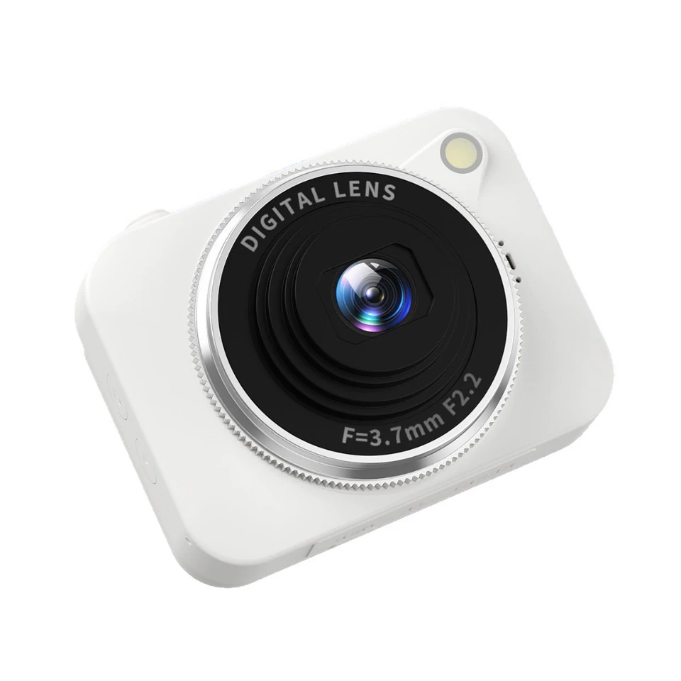 Retro digital camera, student compact with memory card support, lightweight 0.18 kg