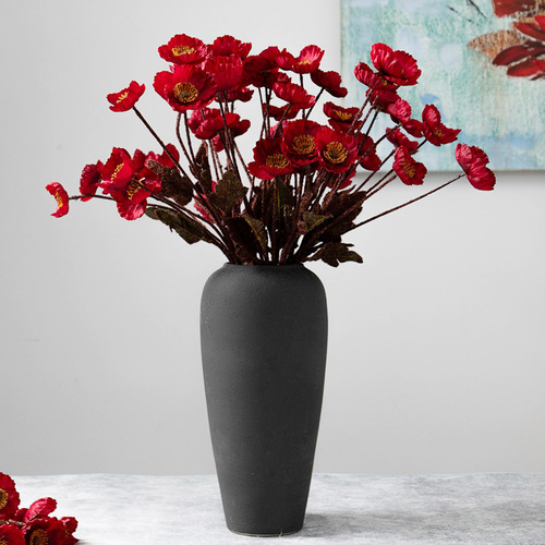 New Year Spring Festival artificial flowers New Year's Eve flowers five bags of persimmons pomegranates, good luck bucket decoration accessories moving house celebration supplies 