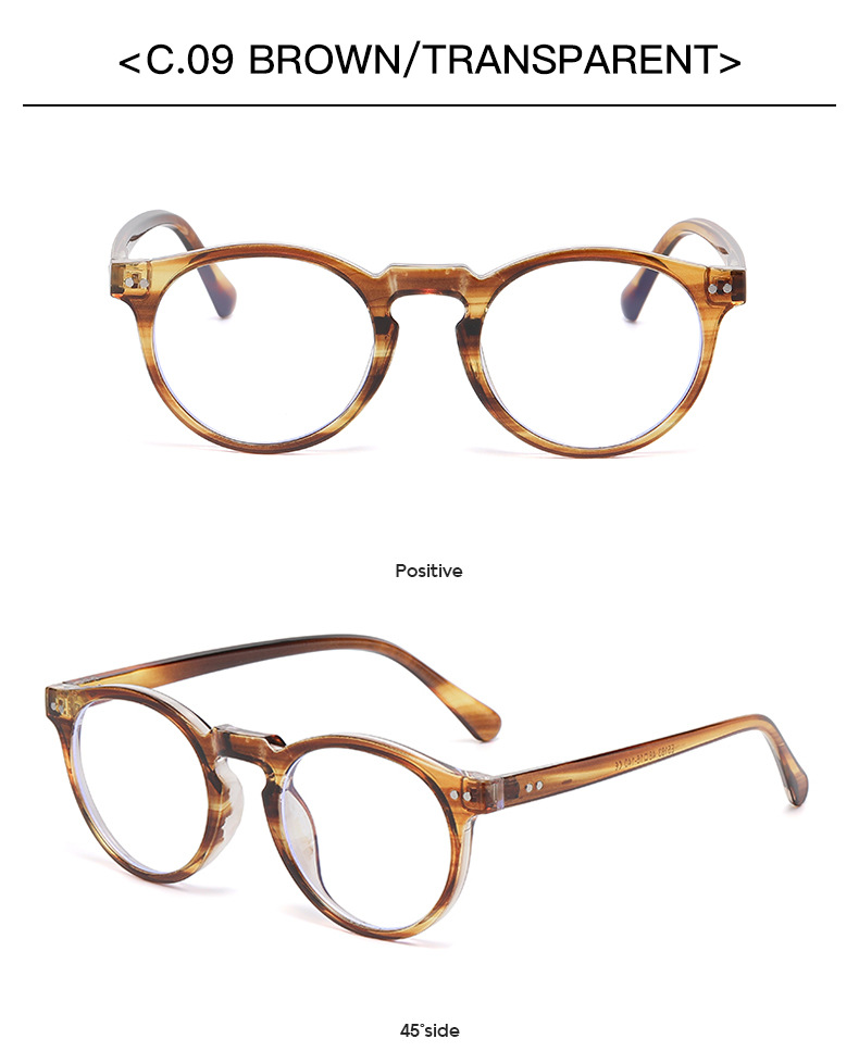 55g Weight Full Frame Glasses Structure Glasses Frame Classification Ac Lens Material Oval Frame Glasses Style Casual, Outdoor, Sports Occasion Solid Color Pattern All Seasons Season Unisex Gender Retro, Sweet Style Retro Sweet Solid Color Ac Oval Frame Full Frame Optical Glasses 18
