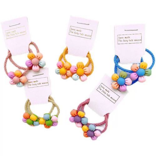 Korean style children's hairband baby headband cute bow tied hair like rubber band little girl hairband girls headwear