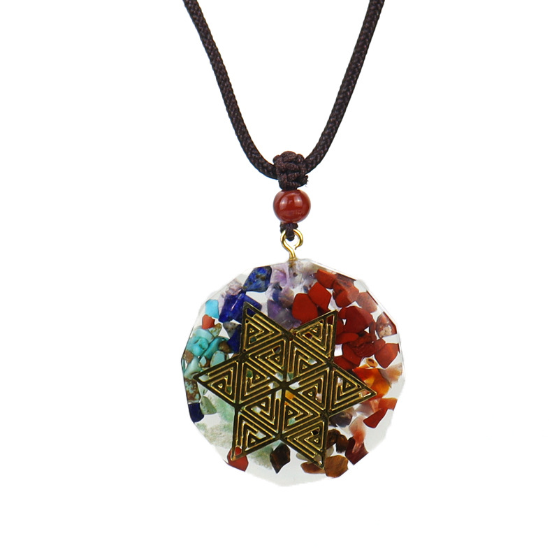 Retro Eye Crystal Handmade Pendant Necklace 1 Piece