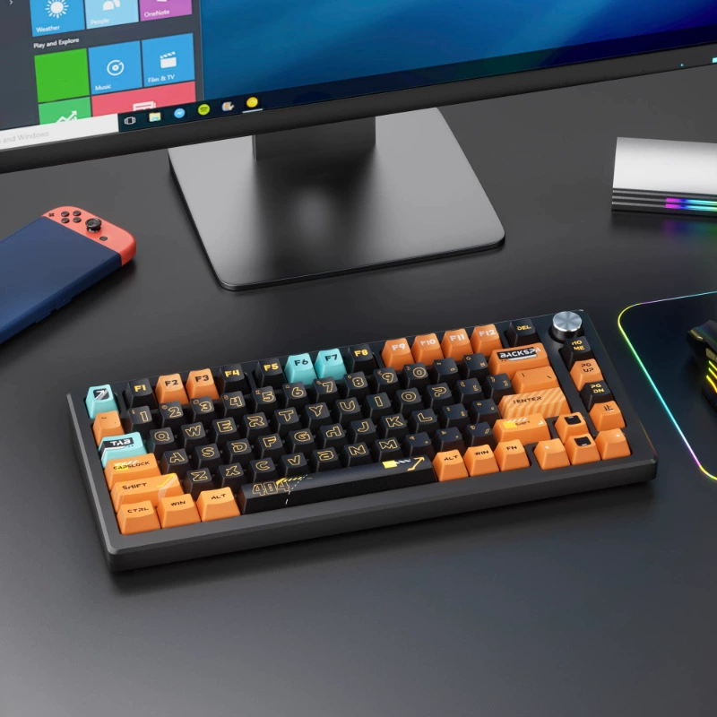 "Speed 7" оригинал очень высокий PBT пятиугольная форма нагрева Huake персонализированная стильная клавиатура подходит для Wooting