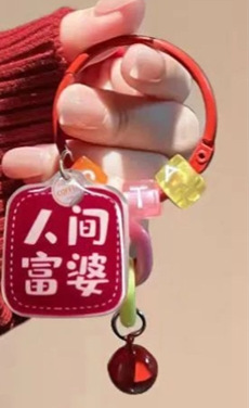 Ins ultra fuego texto creativo rechazar el colgante del teléfono móvil llavero extraño auriculares bolsa decoración portátil universal