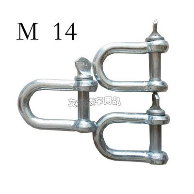 High-rail truck trailer, zippered trailer, pull rope, stable and anti-expansion, horizontal pull, galvanized iron column hook