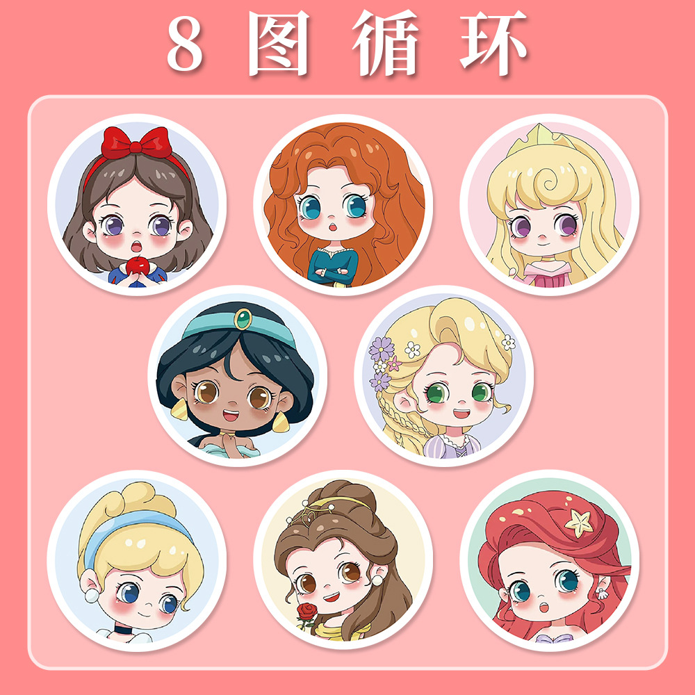 Cartoon animado pegatinas rodantes pegatinas seguras para niños no tóxicas materiales de contabilidad de mano decoración de caja de teléfono celular sellado cinta adhesiva