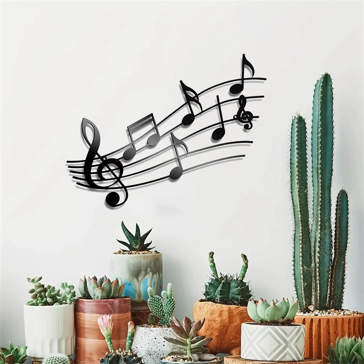 Декоративная настенная панель для гостиной в стиле кросс-бордер, кованая, креативная, музыкальная, для внутреннего оформления