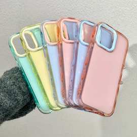 diy凹槽适用苹果16手机壳iphone16e保护套15pro防摔14promax女