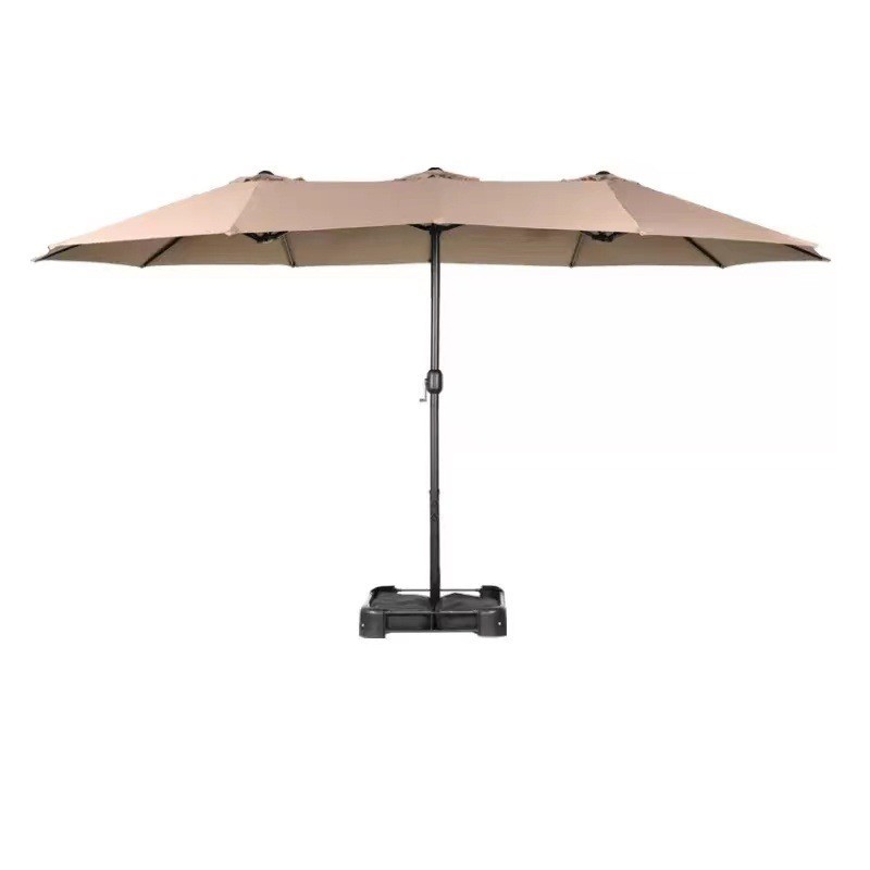 Aijia outdoor Umbrella Umbrella patio tres paraguas de columna media gran paraguas de sol tiendas comerciales toldo al aire libre paraguas de puestos image 6