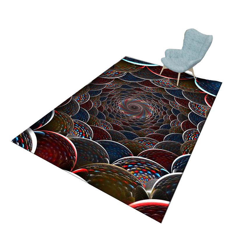 Alfombra moderna minimalista para sala de estar, alfombra para entrada, alfombra 3D impresa para sofá y mesa de centro, suministro directo del fabricante. image 6