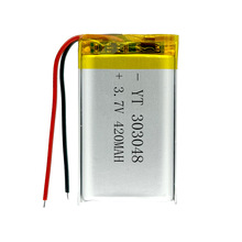 �ۺ����늳�303048ָ�y�i420mAh�����RͰ��������3.7V���늳�
