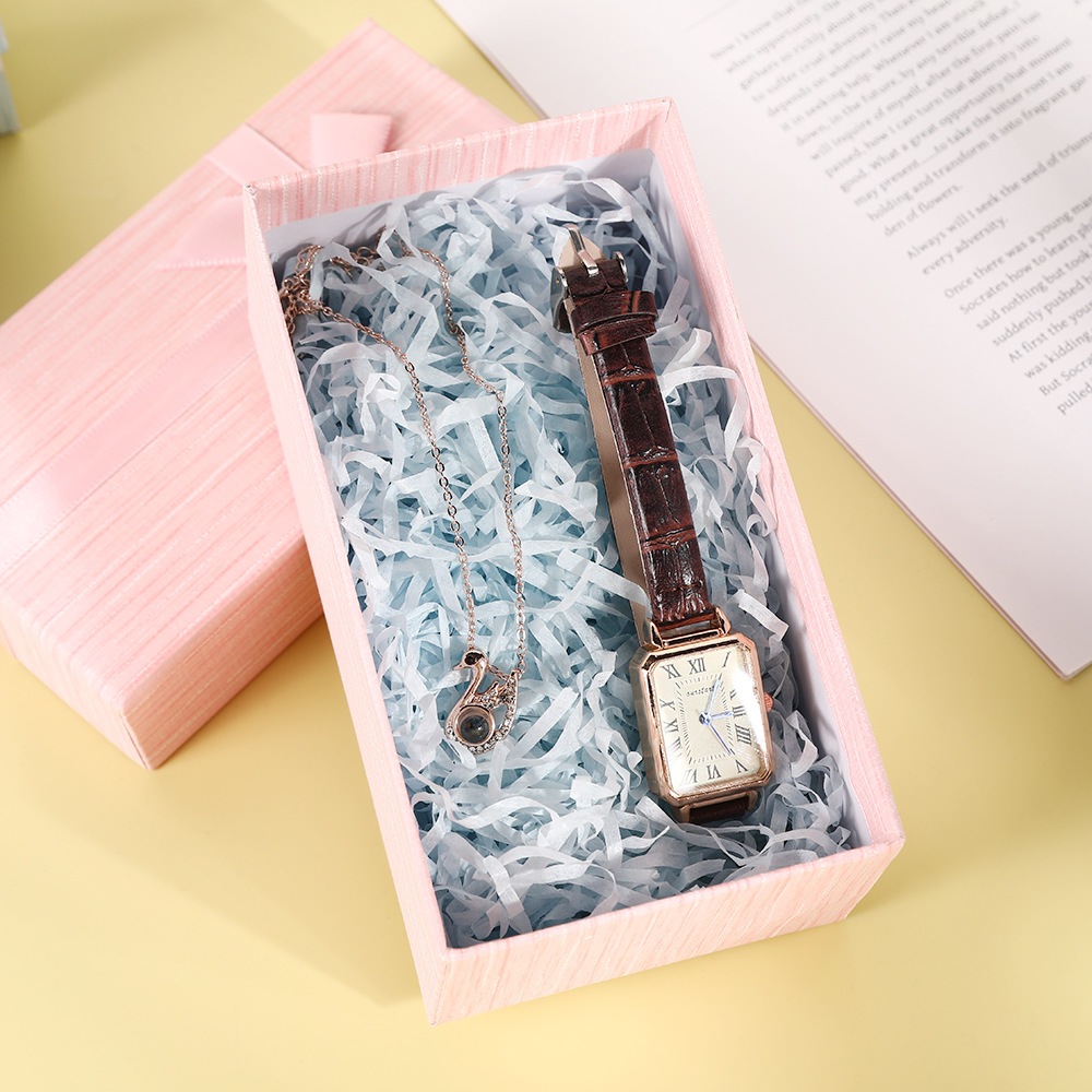 Nuevo rectangular festival cubierta caja de regalo simple arco decoración caja vacía fábrica al por mayor