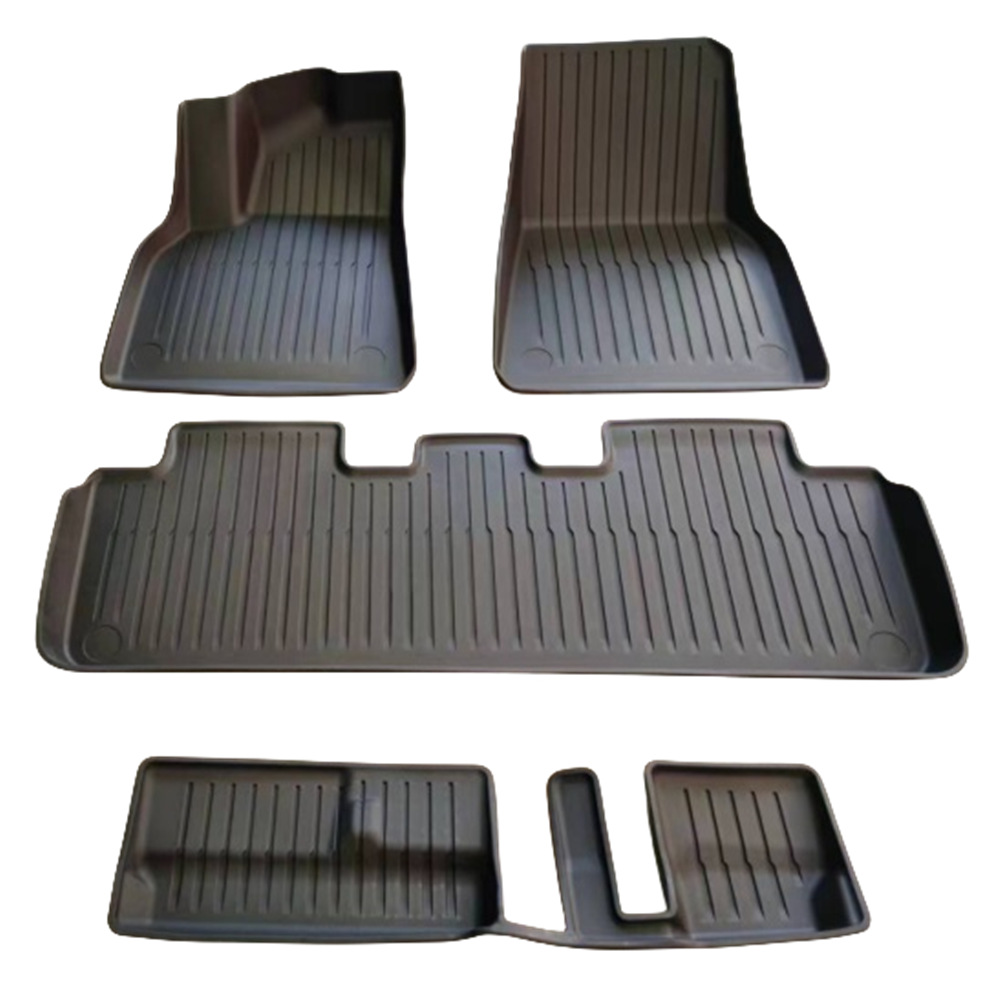 Aplicable al modelo Y7 asiento 2020-2023 coche completo 1-3 fila impermeable coche especial TPE coche pie estera