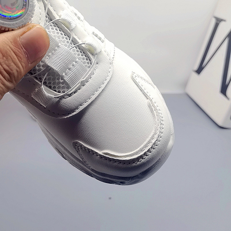 32-37 Zapatos de cuero de tamaño hombre zapatos de moda zapatos blancos casuales zapatos casuales transpirables