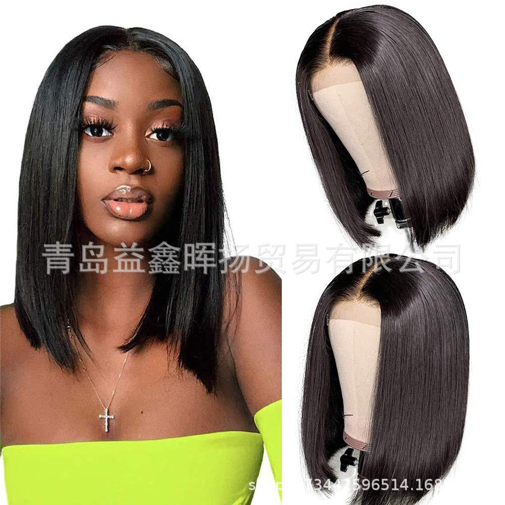 13*4*1 T type lace front wig Bob human h...