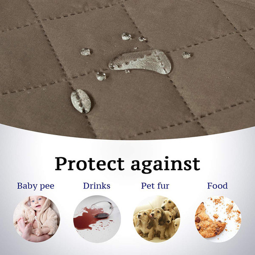 Waterproof sofa slipcover and cushion set for pets