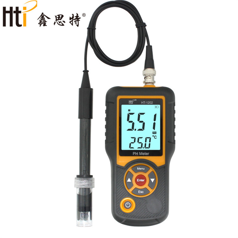 鑫思特HT-1202便捷式水质PH检测计 酸碱测试笔ph测试仪酸度计