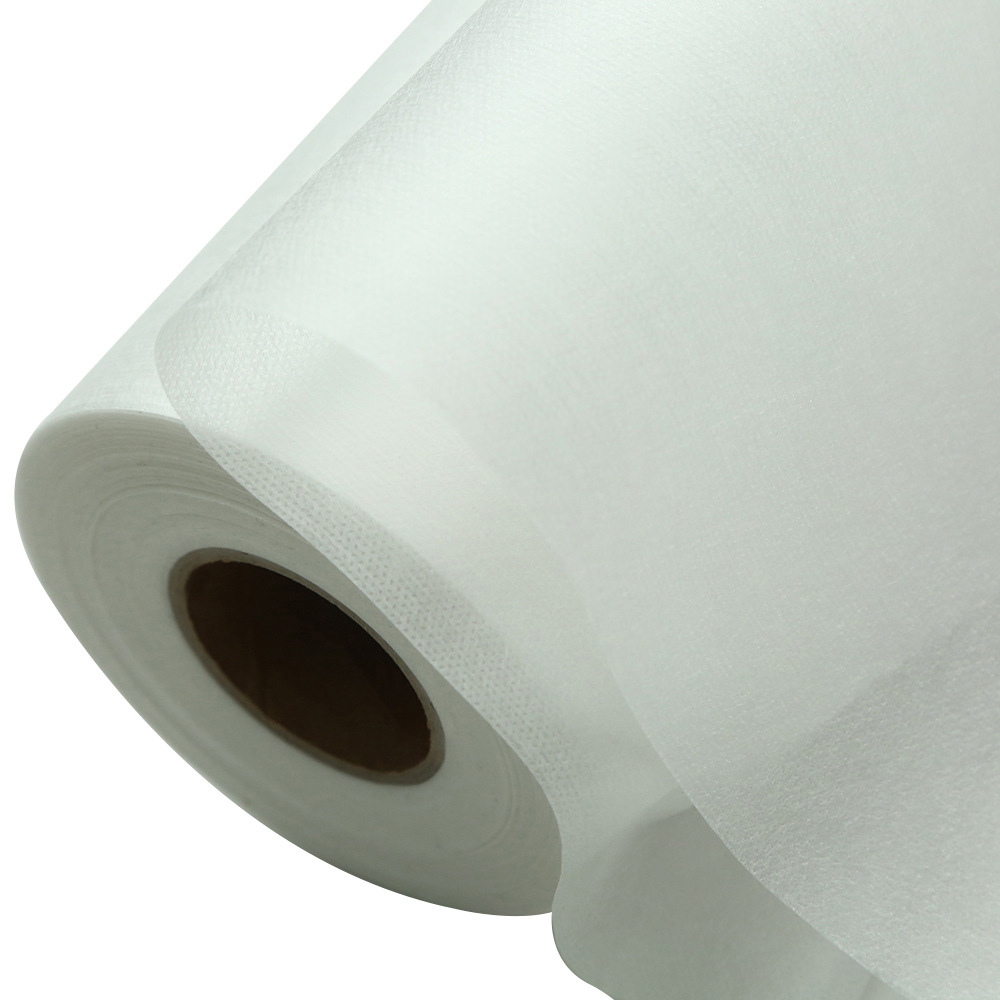 现货口罩防护服用ss防粘无纺布口罩外过滤层材料pp纺粘无纺布卷材