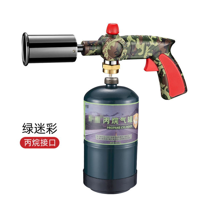潮流猛火喷火枪高山罐防风打火机户外烧烤厨用高效大火力点火器|undefined