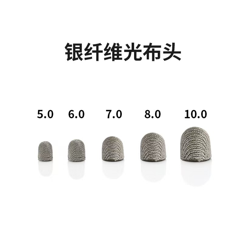 Manufacturer's Silver Fiber Nano-Conductive Light Fabric Tip Universal Capacitive Pen Tip 5.06.07.08.0 Writing Sensitive Writing