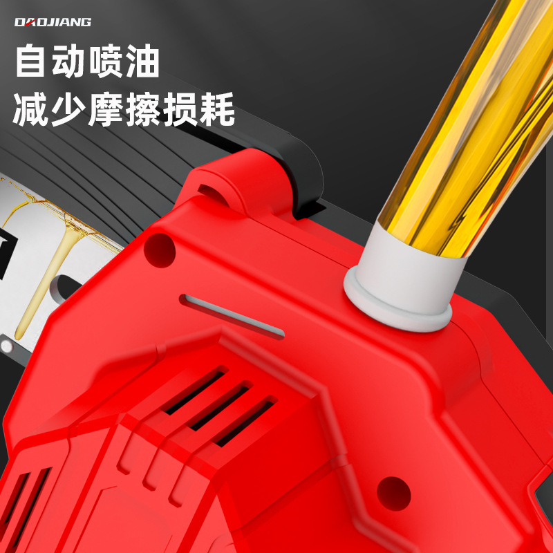 外国貿易新しいブラシレス 6inch リチウム電動のこぎり小型ハンドヘルド電動のこぎり家庭用木の切断屋外多機能電動チェーンソー|undefined