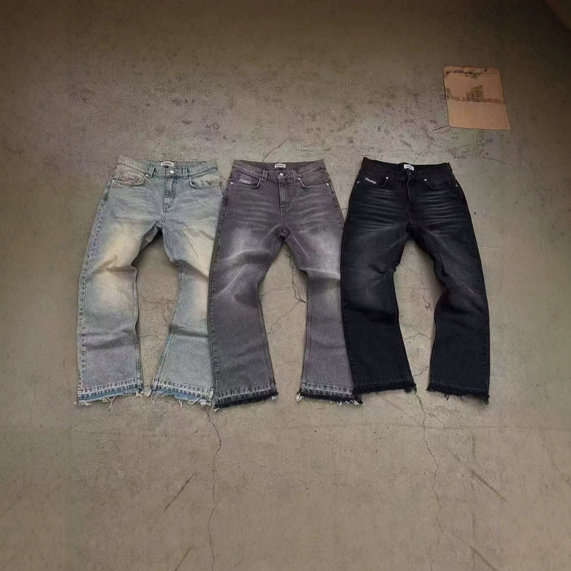 Ce 25Ss Three-Color Wesley Loose Straight-Leg Jeans, Solid Color, Simple Basic Commuter Style, Clean Fit for Men